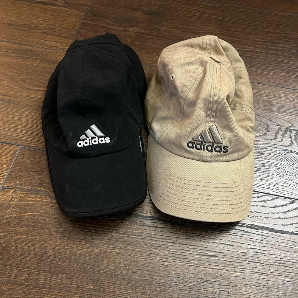 2 men’s Adidas hats